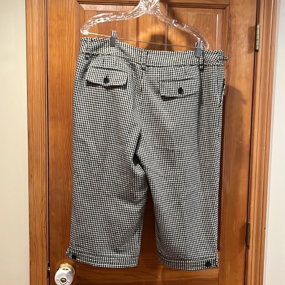 Ann Taylor Loft pied Poule Bermuda pants size 16. - Picture 3 of 8